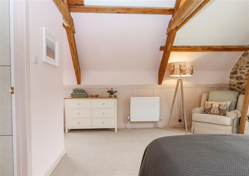 One of the 2 bedrooms at The Coach House at Thorn Farm, Bridford near Moretonhampstead