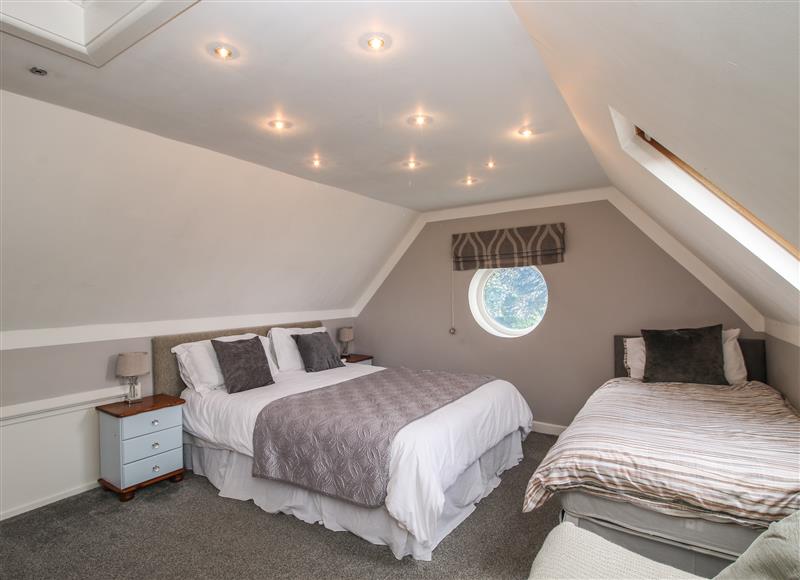 One of the bedrooms at The Coach House, Baldwins Gate