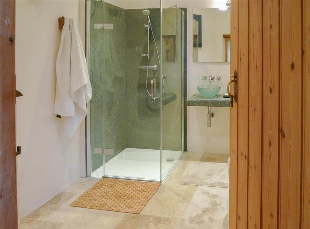 Shower room at The Coach House in Beeby, Leicestershire