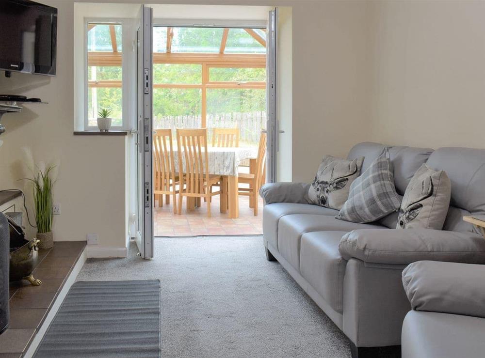 Living room at The Coach House in Bethel, near Snowdon, Gwynedd