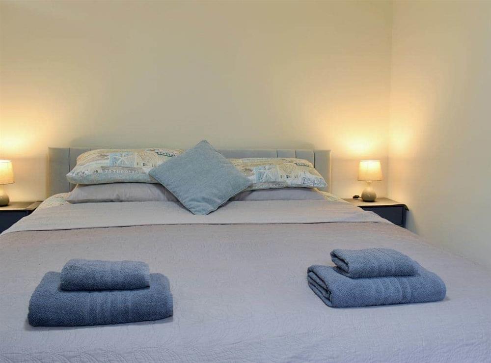 Master bedroom at The Coach House in Bethel, near Snowdon, Gwynedd