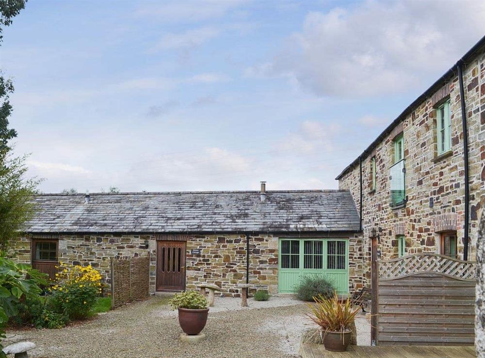 Beautiful courtyard setting at The Coach House in Bodmin, Cornwall