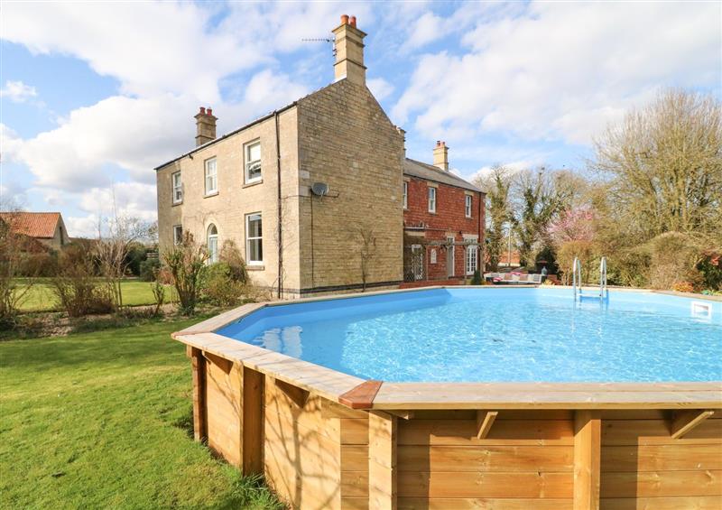 There is a pool at The Coach House, Burton Coggles