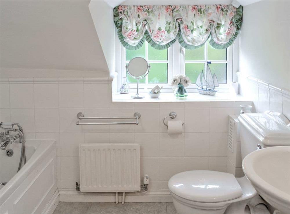 Bathroom at The Coach House in Chideock, Bridport, Dorset., Great Britain