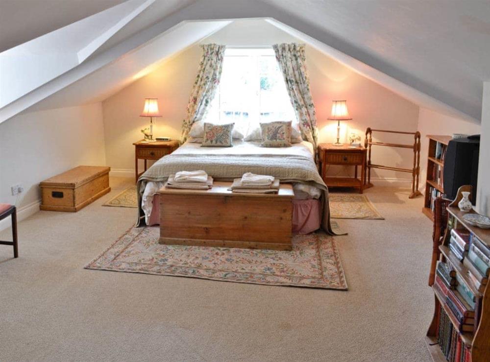 Double bedroom at The Coach House in Chideock, Bridport, Dorset., Great Britain
