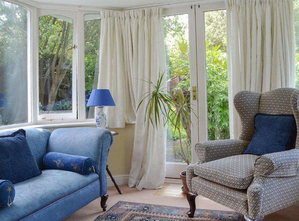 Sun room at The Coach House in Chilworth, near Southampton, Hampshire