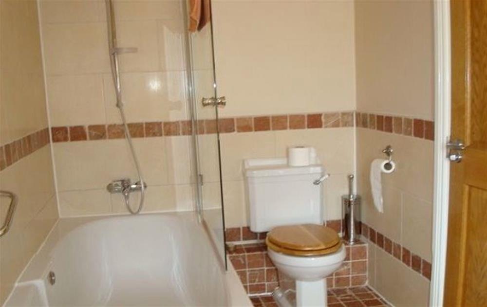 First floor:  Bathroom with jacuzzi bath at The Coach House (County Meath), Navan