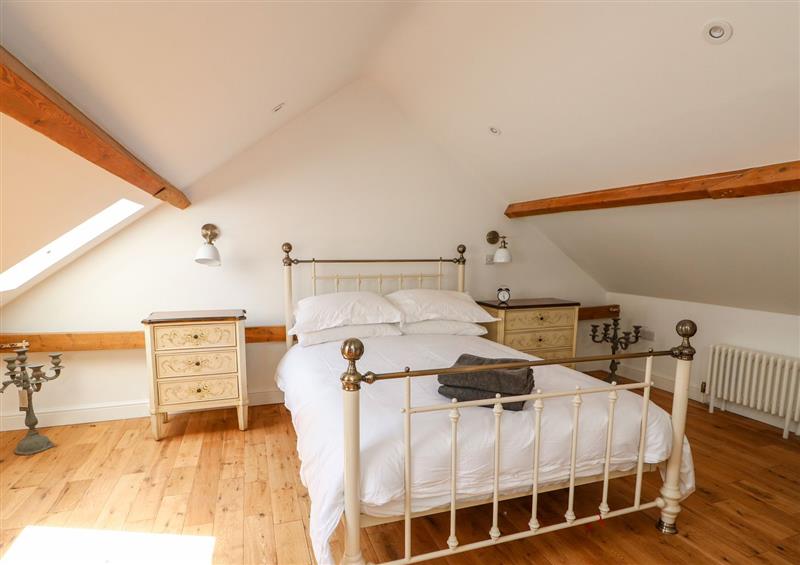 One of the 2 bedrooms at The Coach House, Cranwell Village near Leasingham