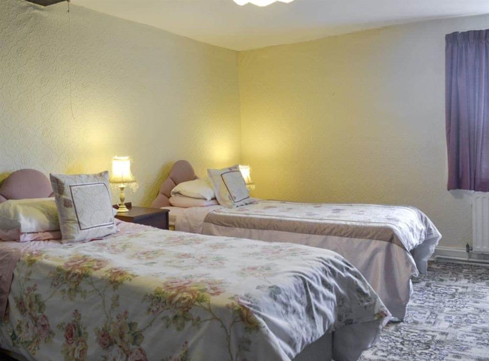 Good-sized twin bedroom at The Coach House in Craven Arms, Shropshire