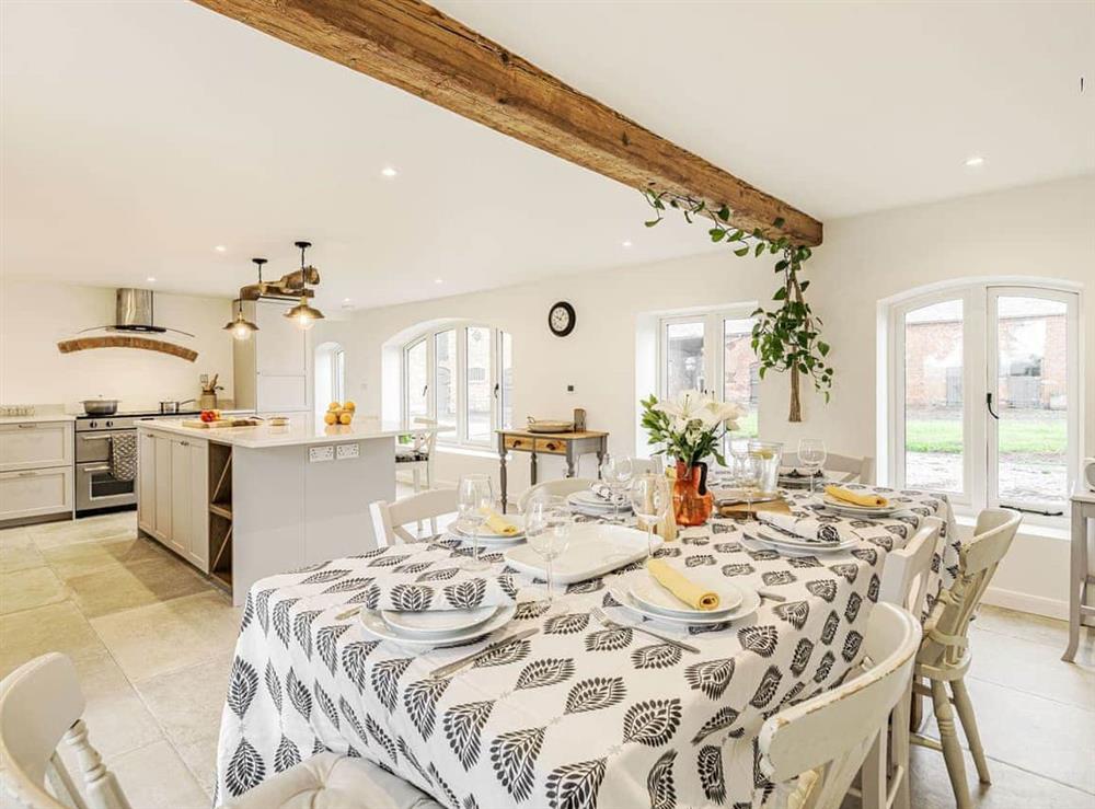 Kitchen/diner at The Coach House in Edge, near Malpas, Cheshire