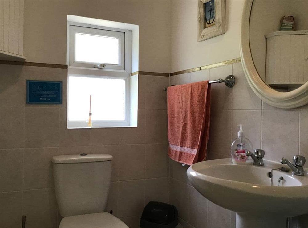 Shower room at The Coach House in Falkenham, Suffolk