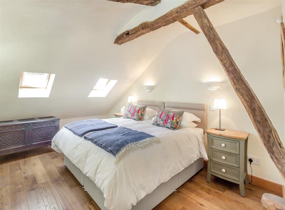Double bedroom at The Coach House in Gilwern, near Abergavenny, Gwent