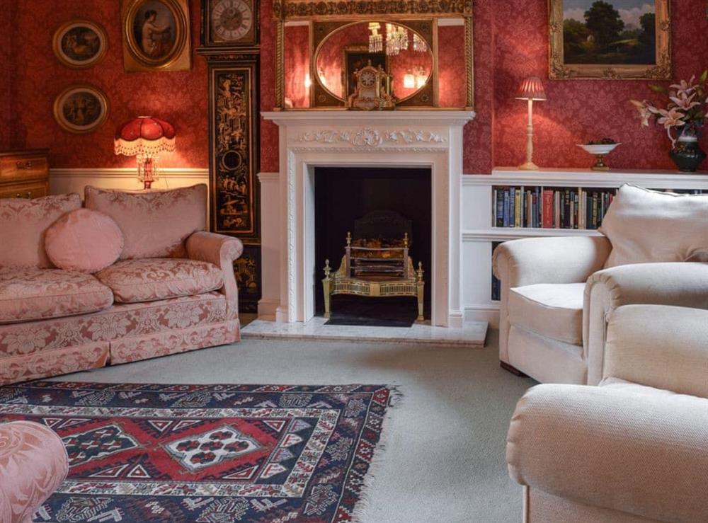 Living room at The Coach House in Great Easton, near Market Harborough, Leicestershire