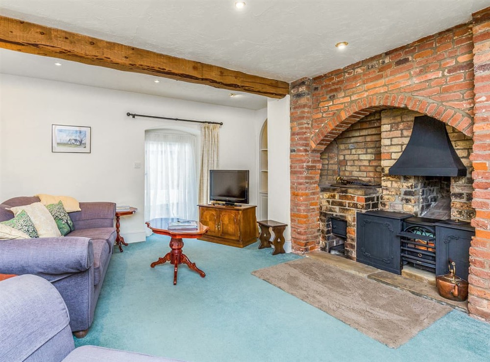 Living room at The Coach House in Grimblethorpe, Lincolnshire