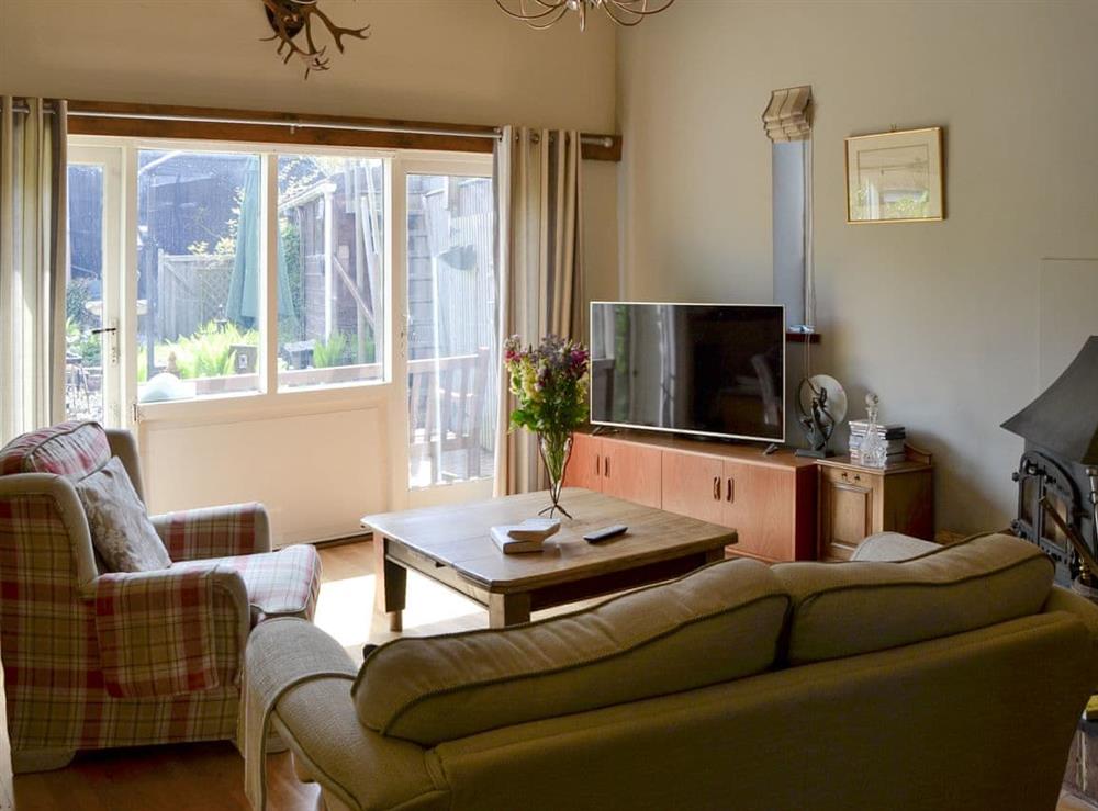 Living area at The Coach House in Happisburgh, Norfolk