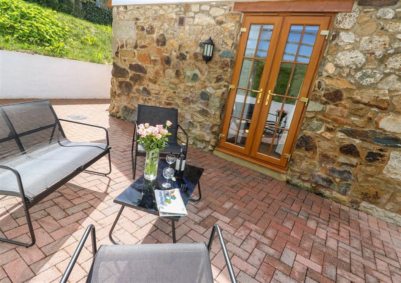 The patio in The Coach House