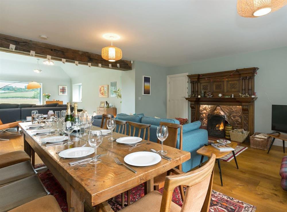 Spacious living/dining room at The Coach House in High Urpeth, near Chester-le-Street, Durham