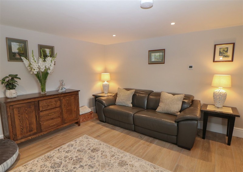 This is the living room at The Coach House, Holloway