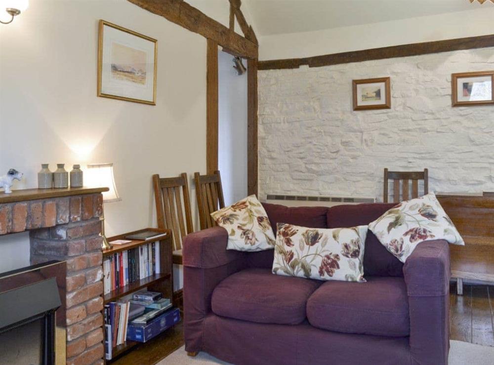 Characterful living and dining room at The Coach House in Kington, near Hereford, Herefordshire
