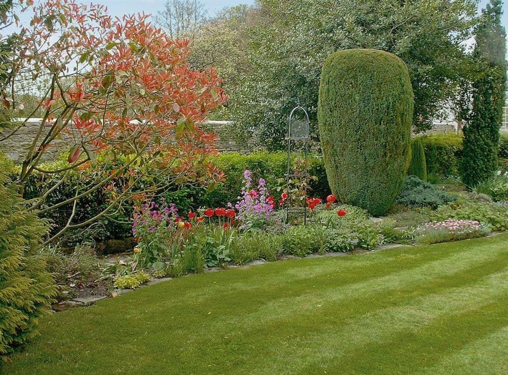 Garden at The Coach House in Kington, near Hereford, Herefordshire