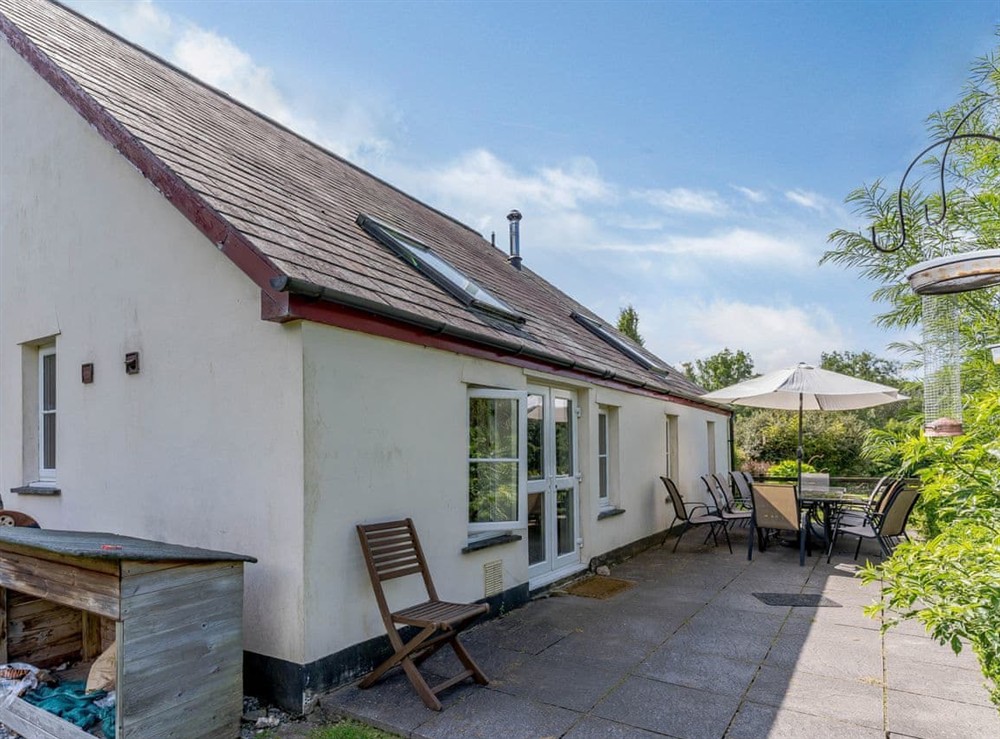 Outdoor area at The Coach House in Llanfyrnach, Dyfed
