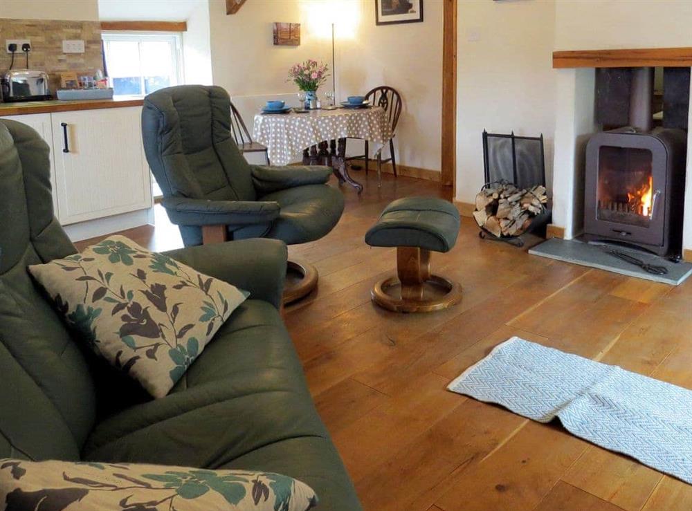 Open plan living space (photo 2) at The Coach House Loft in Llangrannog, Dyfed