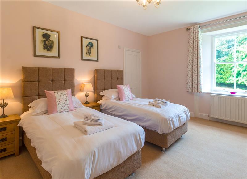 One of the bedrooms at The Coach House, Middleton Hall near Belford