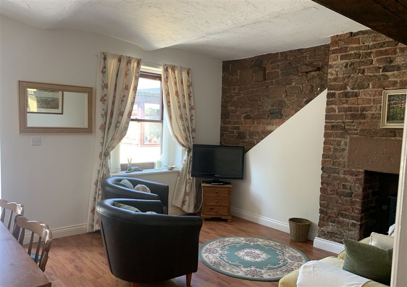 The living area at The Coach House, near Wigton