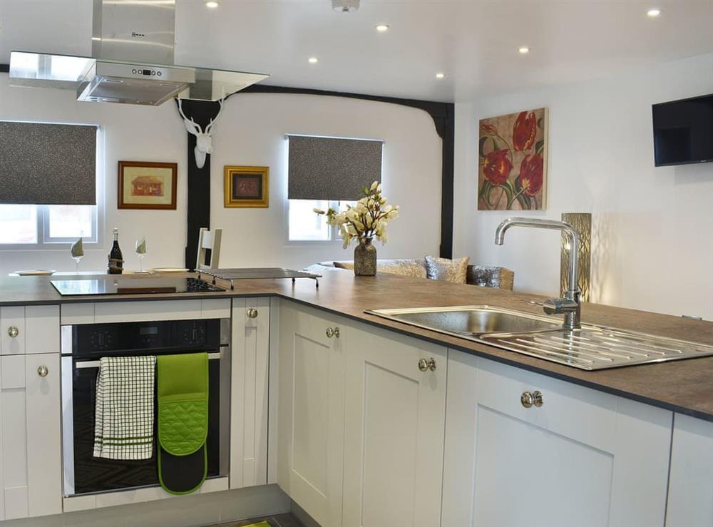 Modern kitchen area (photo 2) at The Coach House in Peldon, near Colchester, Essex