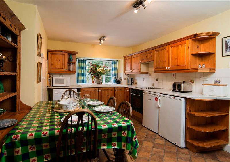 This is the kitchen at The Coach House, Pencaenewydd near Trefor