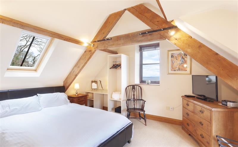 One of the bedrooms at The Coach House, Porlock Weir