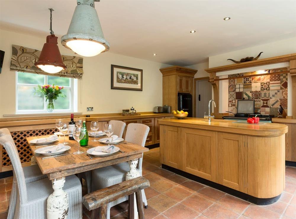 Spacious and well-finished kitchen/dining room at The Coach House in Riding Mill, near Corbridge, Northumberland