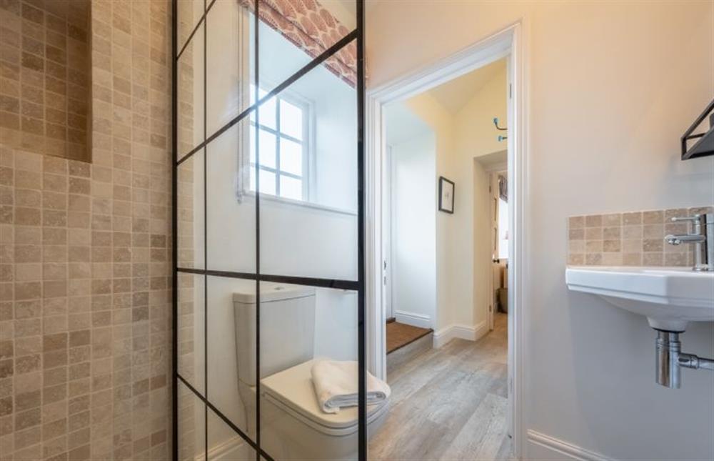 En-suite shower room at The Coach House, Ringstead near Hunstanton