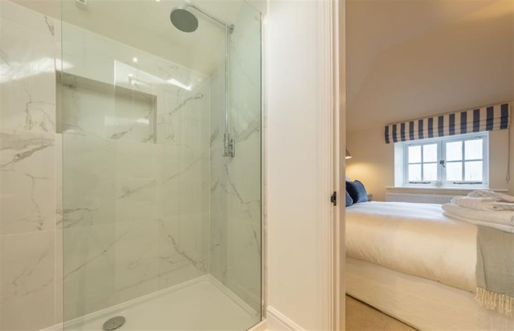 Master bedroom en-suite at The Coach House, Ringstead near Hunstanton