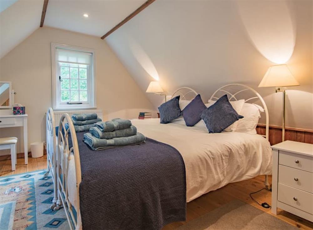 Relaxing double bedroom at The Coach House Stables in Hernhill, England