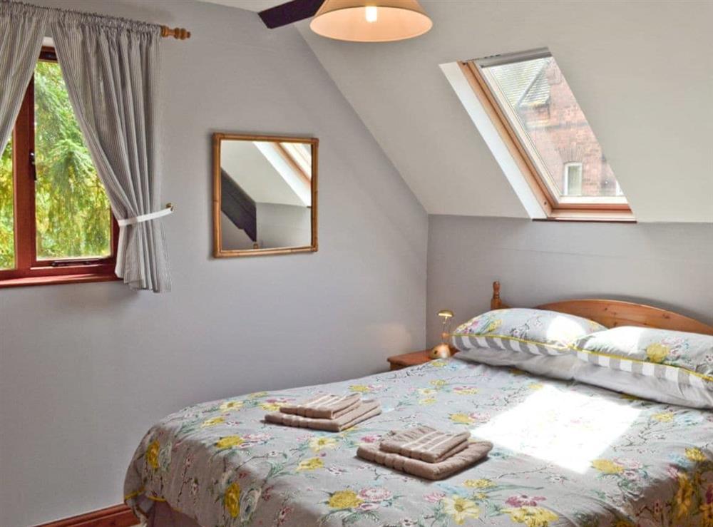Double bedroom at The Coach House in Swanwick, Nr Alfreton, Derbyshire., Great Britain