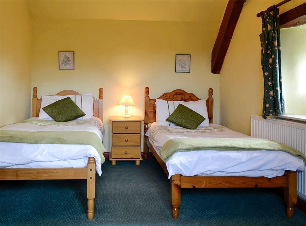 Twin bedroom at The Coach House in Trelawynd, near Prestatyn, Clwyd