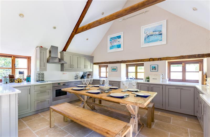 Kitchen at The Coach House, Trevibban Barton near Padstow