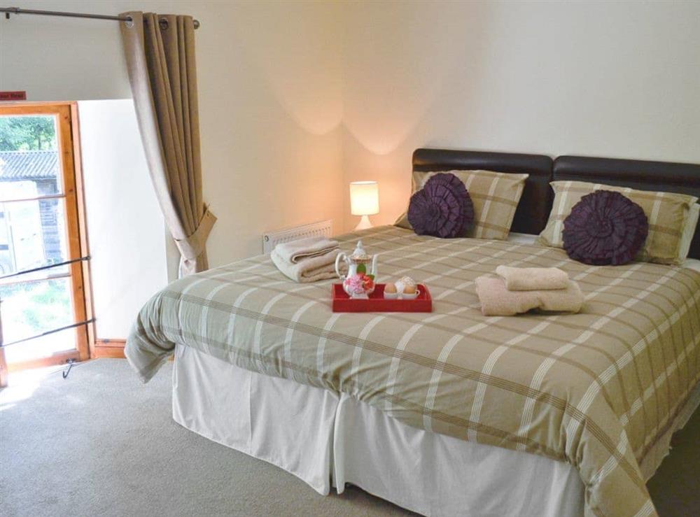 Double bedroom at The Coach House in Upton, near Dulverton, Somerset