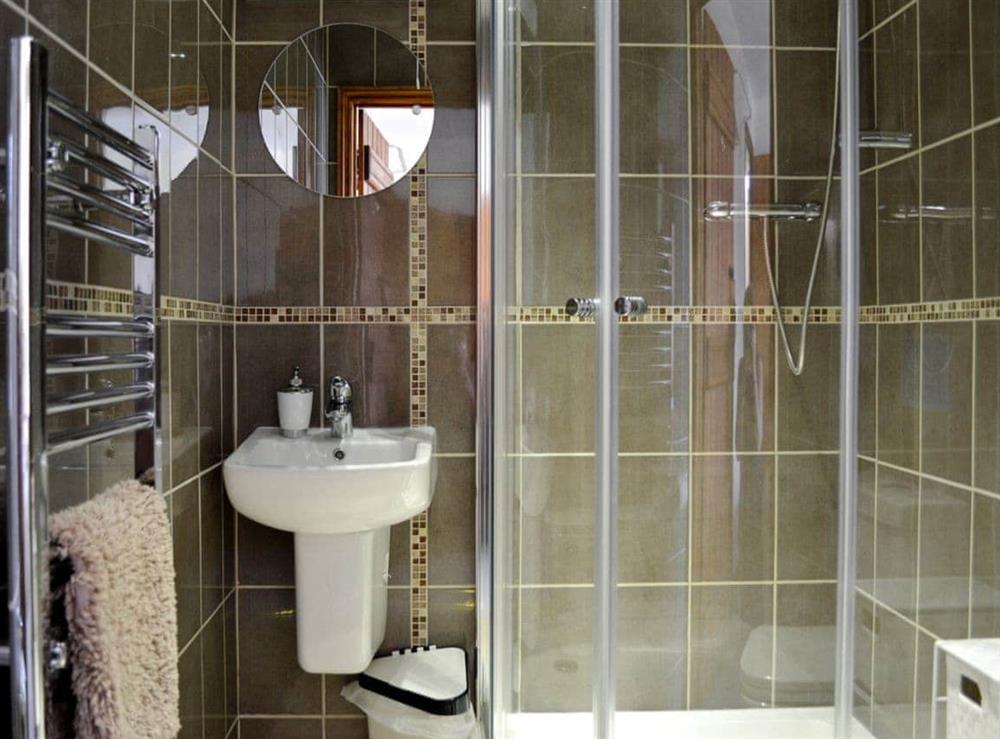 Shower room at The Coach House in Upton, near Dulverton, Somerset