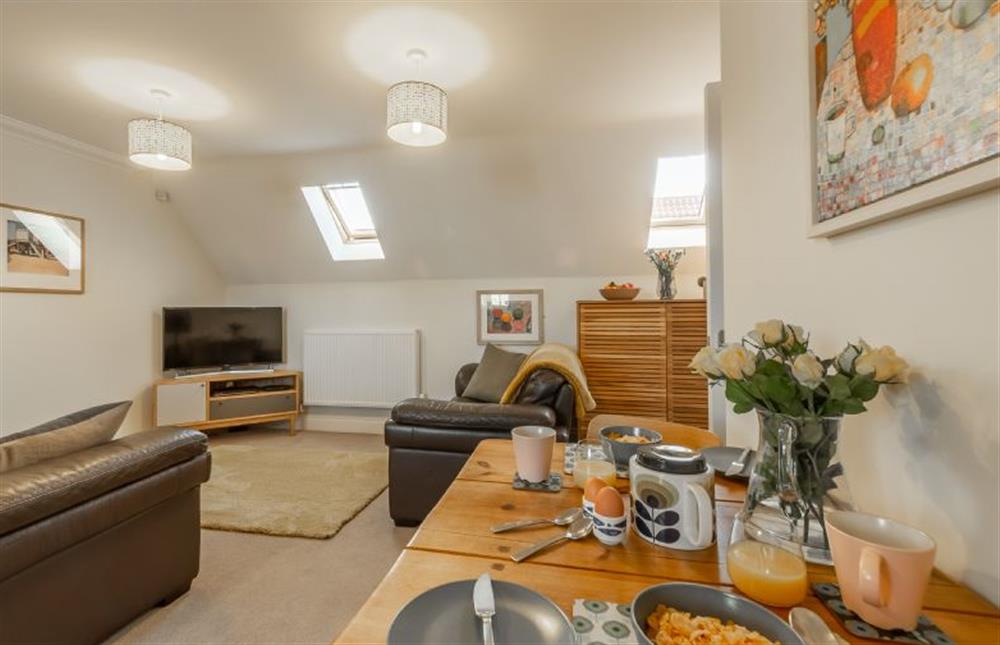First floor: Open-plan dining kitchen/sitting room (photo 7) at The Coach House, Wells-next-the-Sea