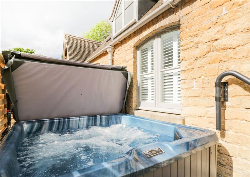 Spend some time in the hot tub at The Coach House, Westonbirt near Tetbury