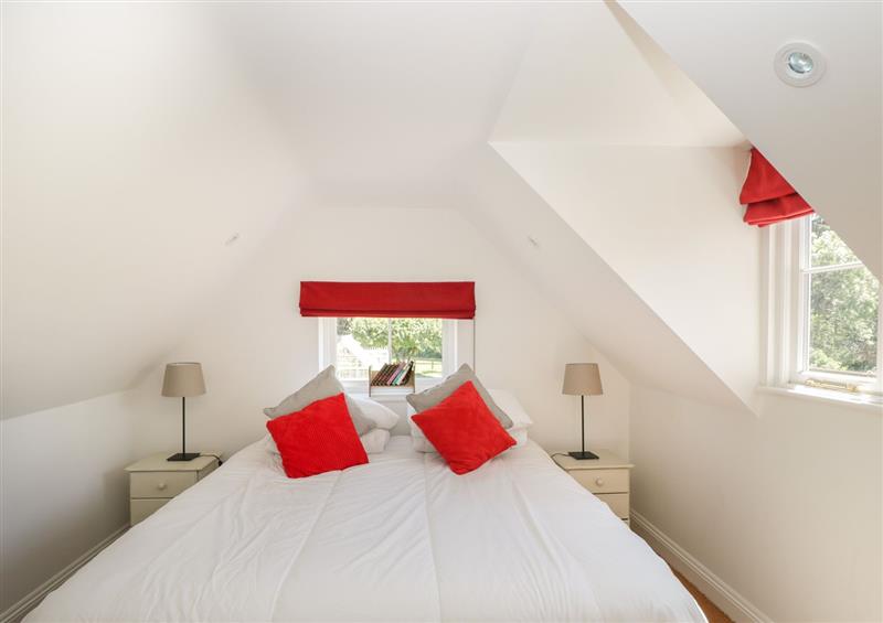 One of the 2 bedrooms at The Coach House, Whitsbury near Fordingbridge