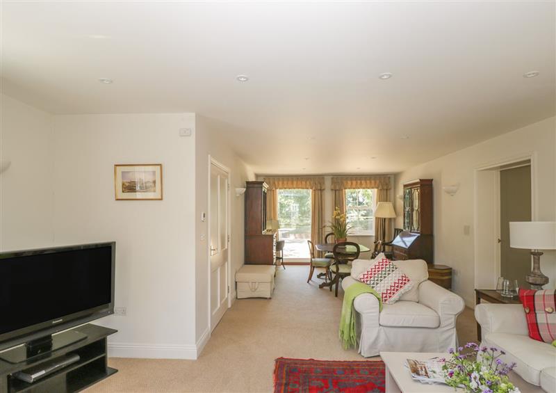 The living area at The Coach House, Whitsbury near Fordingbridge