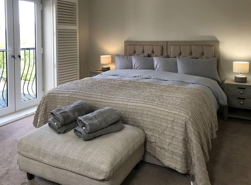 Double bedroom at The Coach House in Whitstable, Kent