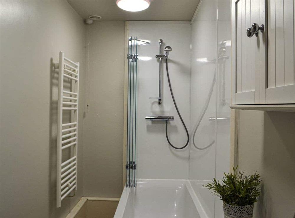Shower room at The Coach House in Winceby, Horncastle, Norfolk