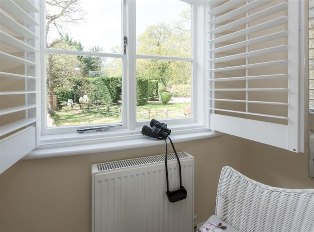Bedroom window view at The Coach House in Wootton, near Ryde, Isle of Wight