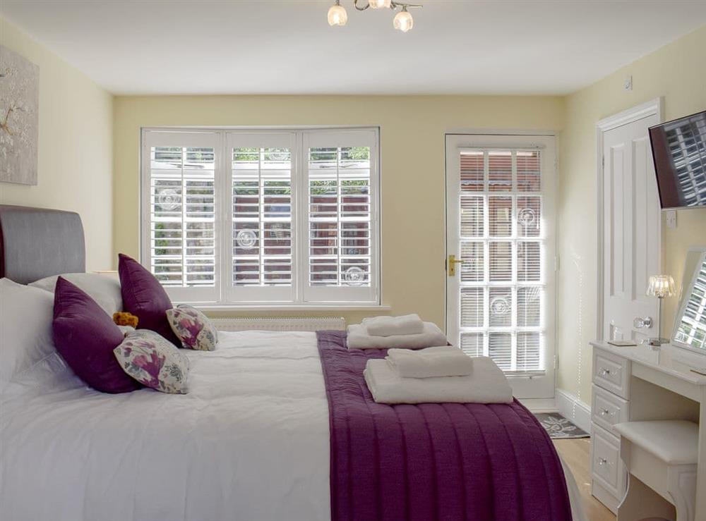 Light and airy double bedroom at The Coach House in Wootton, near Ryde, Isle of Wight