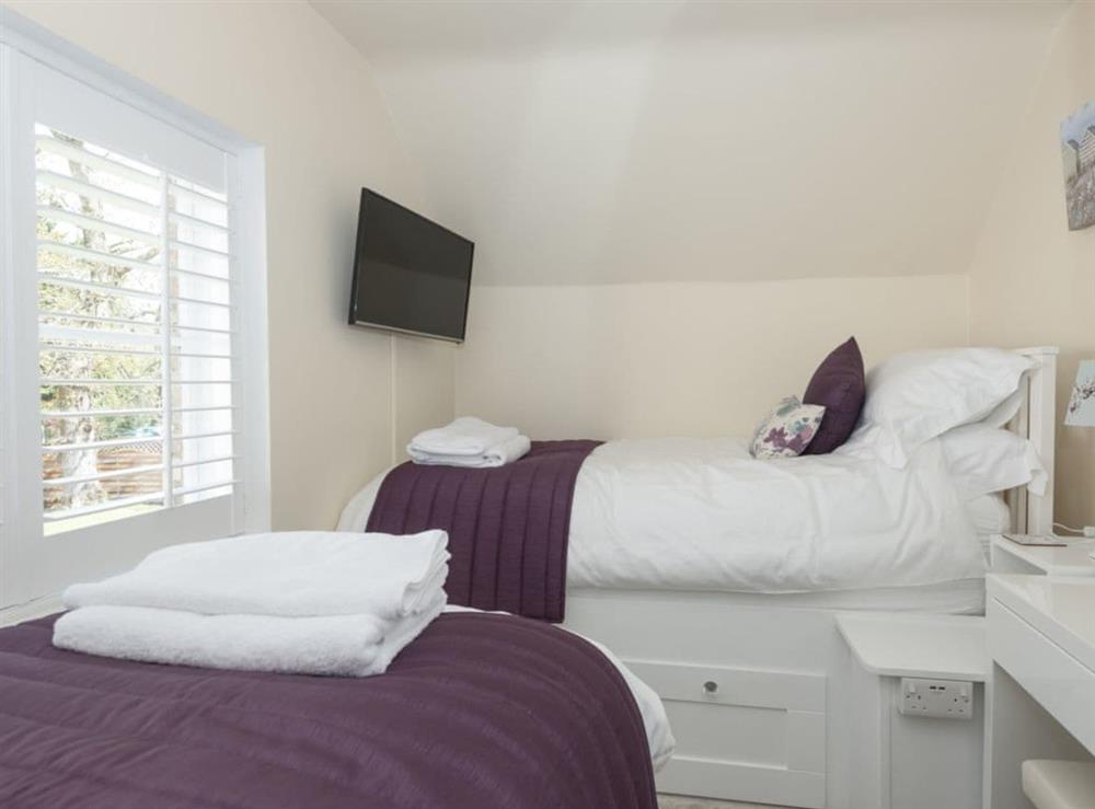 Twin bedroom at The Coach House in Wootton, near Ryde, Isle of Wight