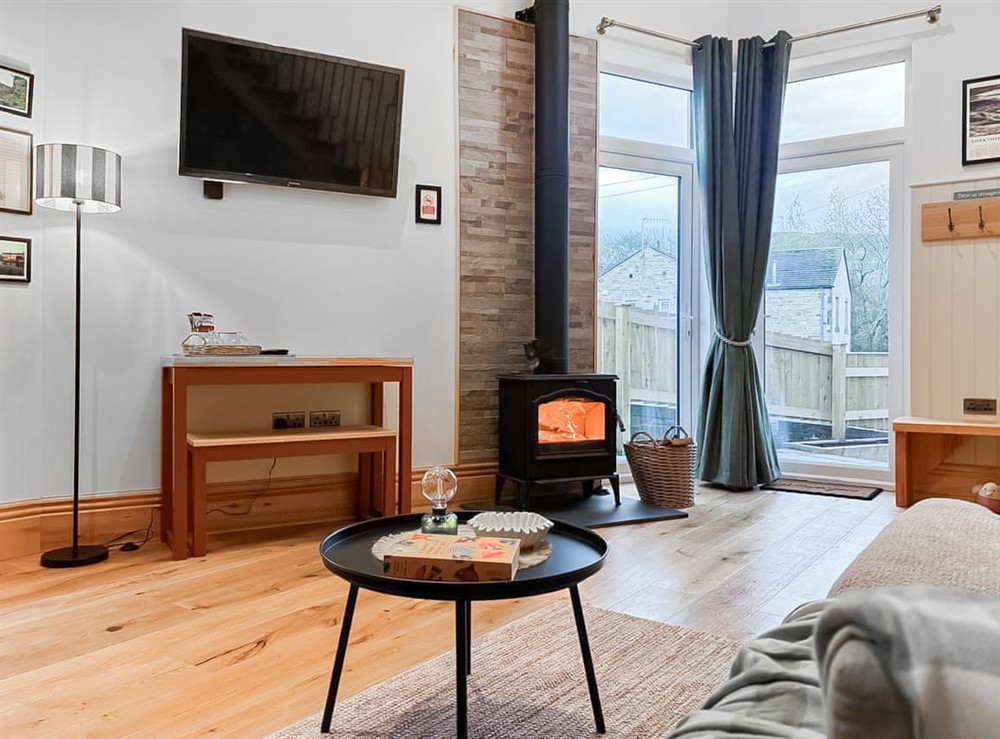 Open plan living space at The Coal House in Skipton, North Yorkshire